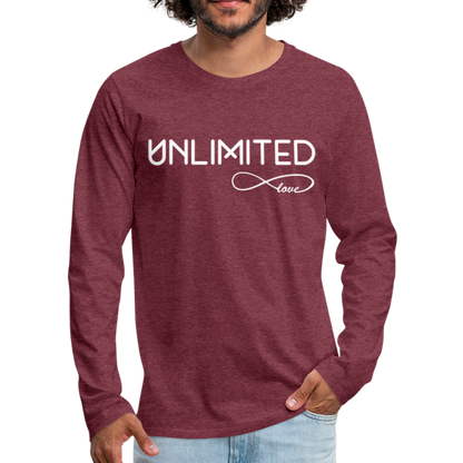 Men's Shirt, Unlimited Love Long Sleeve Tee