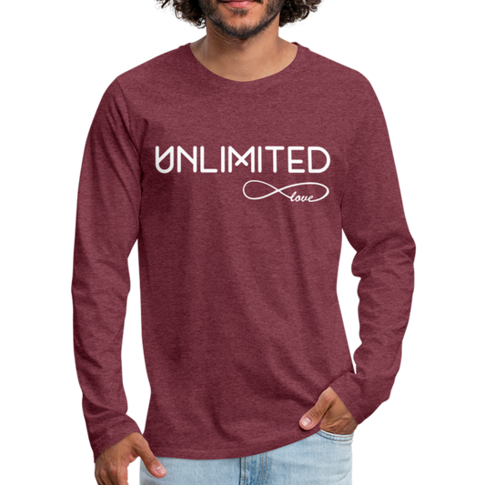 Men's Shirt, Unlimited Love Long Sleeve Tee