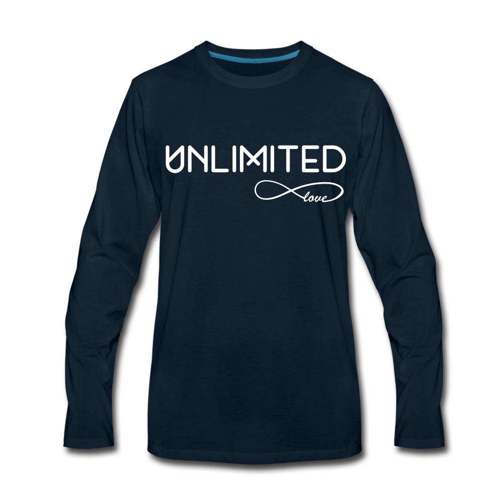 Men's Shirt, Unlimited Love Long Sleeve Tee
