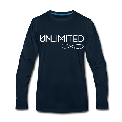 Men's Shirt, Unlimited Love Long Sleeve Tee