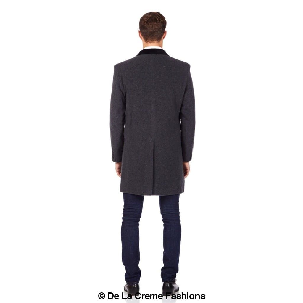 Mens Peaky Blinders Retro Mod Covert Coat