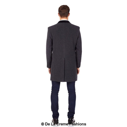Mens Peaky Blinders Retro Mod Covert Coat