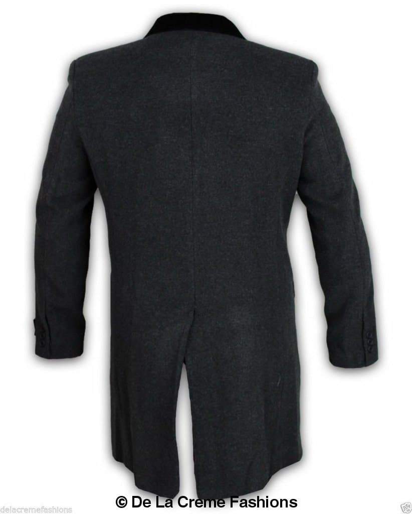 Mens Peaky Blinders Retro Mod Covert Coat