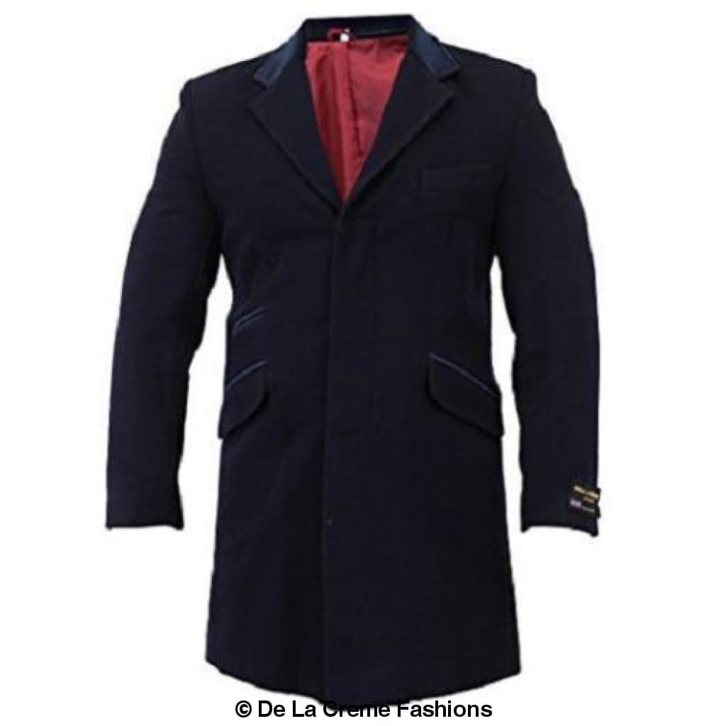 Mens Peaky Blinders Retro Mod Covert Coat