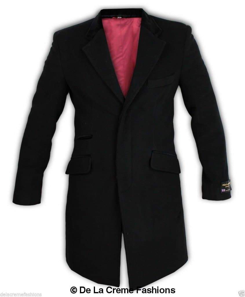 Mens Peaky Blinders Retro Mod Covert Coat