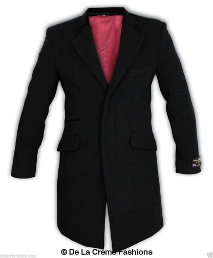 Mens Peaky Blinders Retro Mod Covert Coat